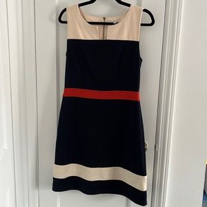 41 Hawthorn Medium Navy and Cream Dress